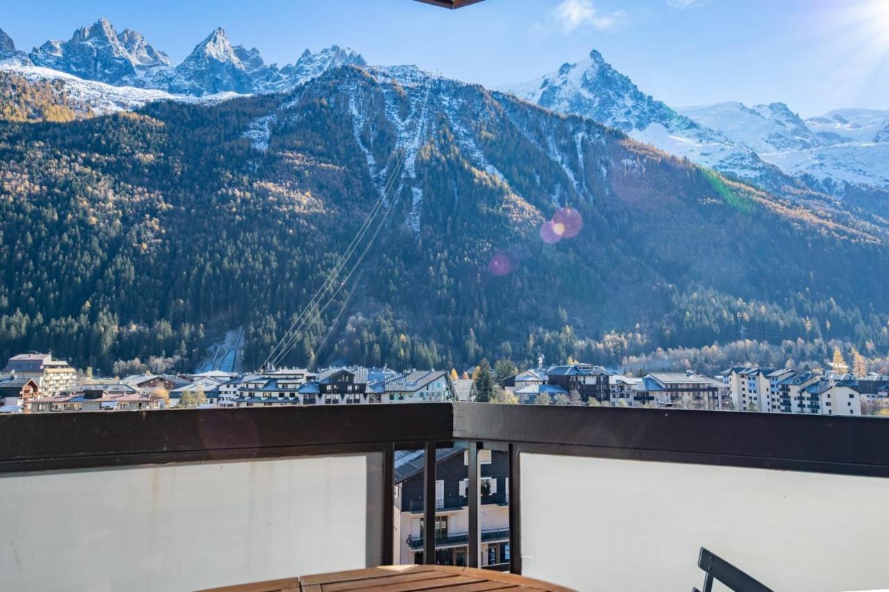 Charming Studio With Balcony And View In Chamonix Zewnętrze zdjęcie