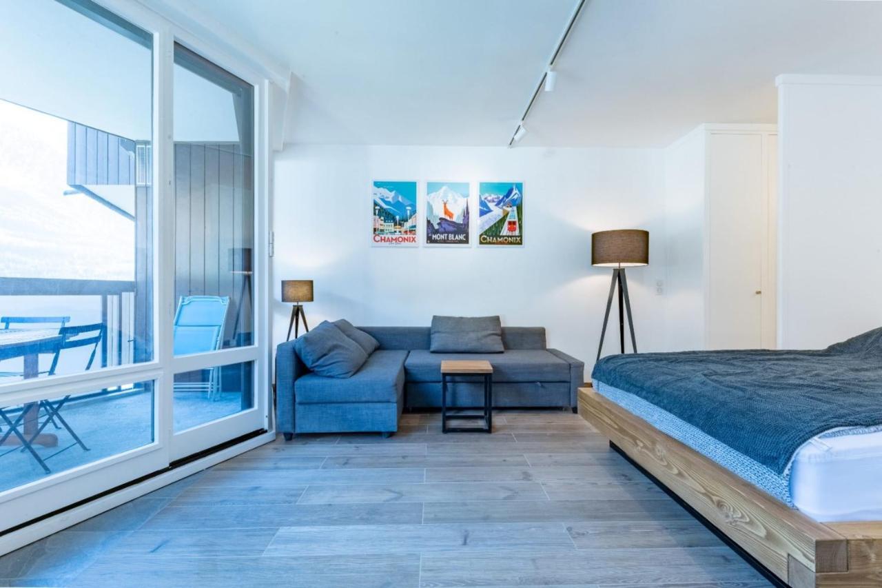 Charming Studio With Balcony And View In Chamonix Zewnętrze zdjęcie